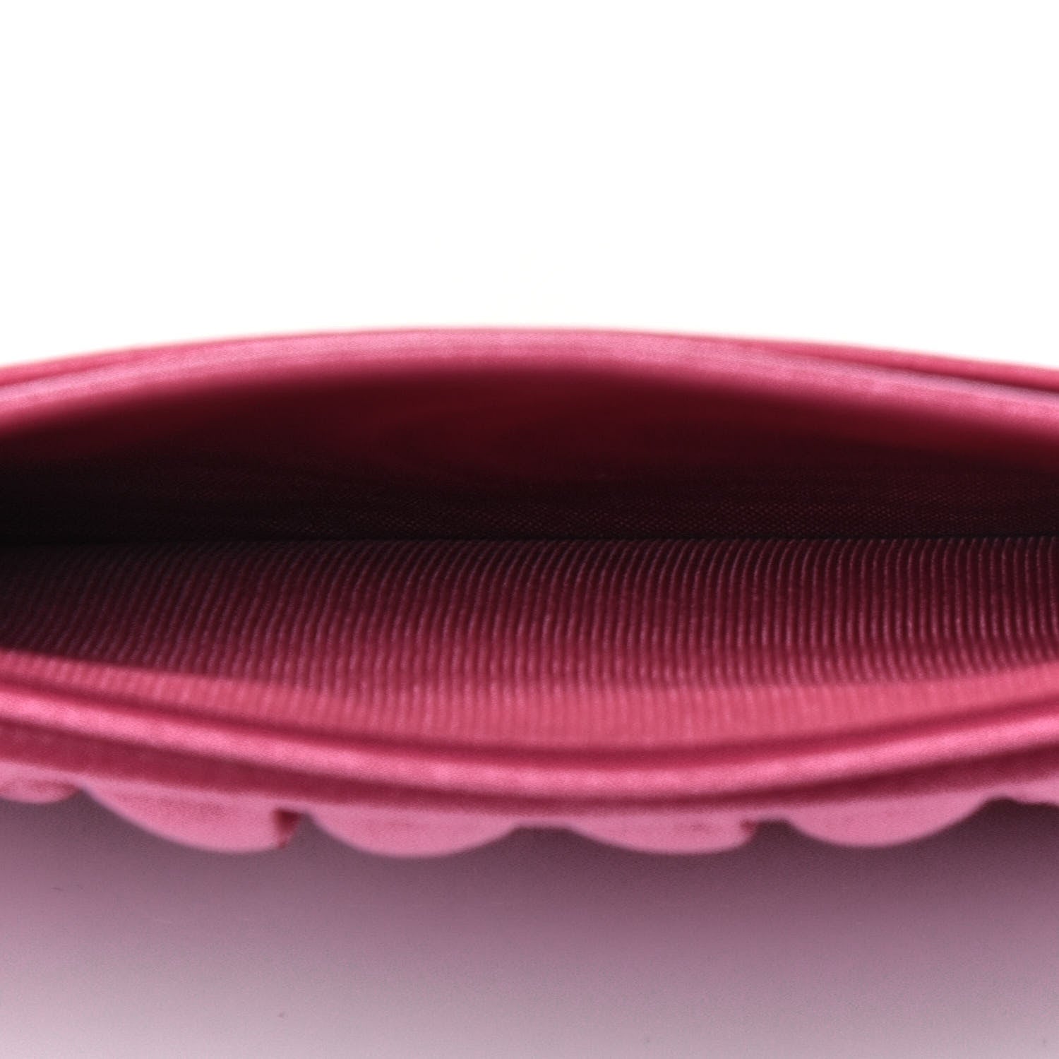 Miu Miu Nappa Matelasse Card Case Magenta 5 of 10