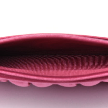 Miu Miu Nappa Matelasse Card Case Magenta 5 of 10