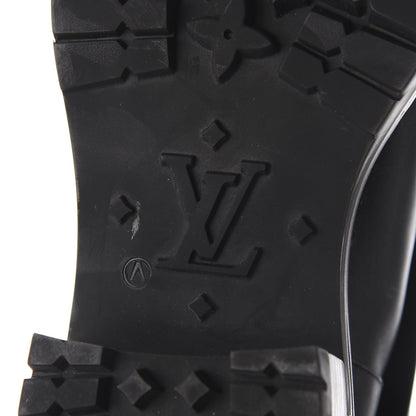 Louis Vuitton Calfskin Monogram Road Trip Flat Boots 38 Black 7 of 11
