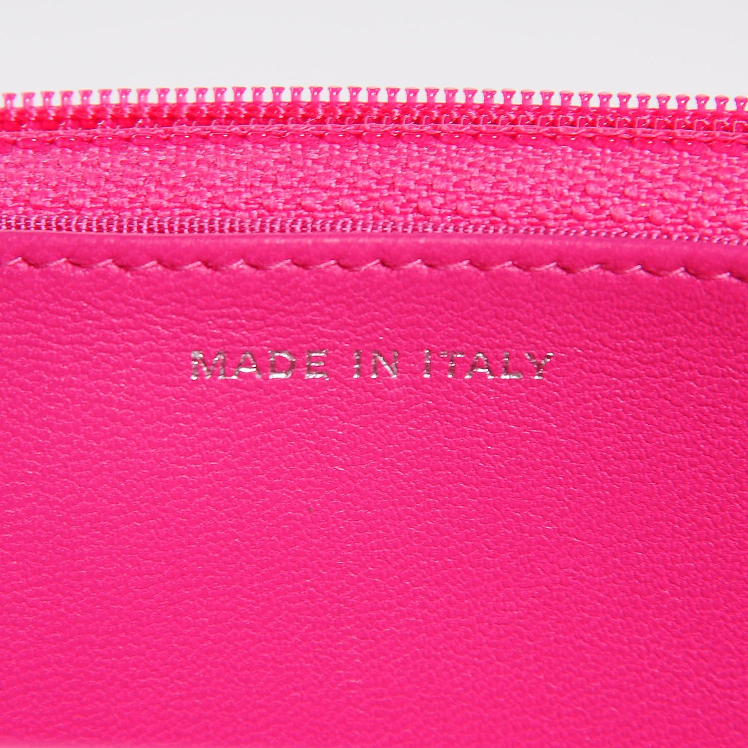 Chanel Lambskin Quilted Wallet On Chain WOC Dark Pink 7 of 8