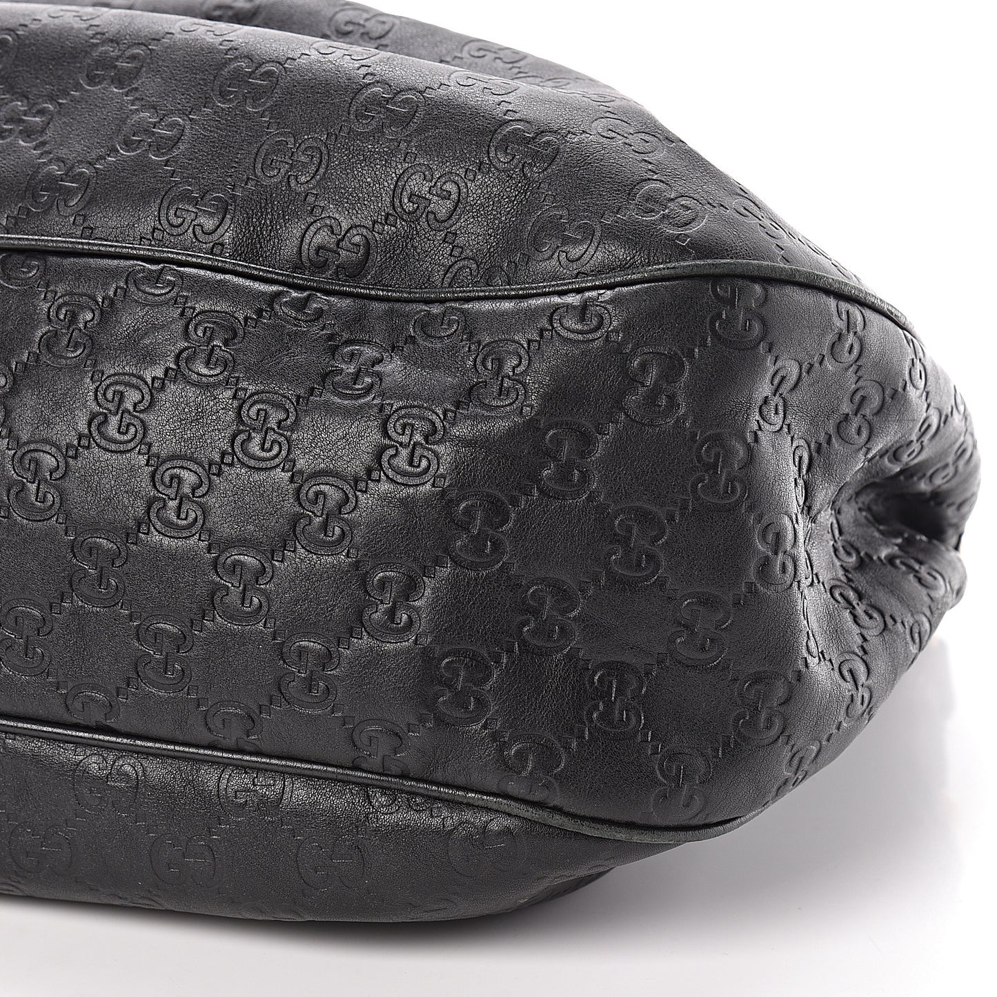 Guccissima Medium Sukey Hobo Black