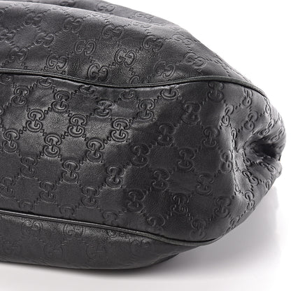 Gucci Guccissima Medium Sukey Hobo Black 11 of 12