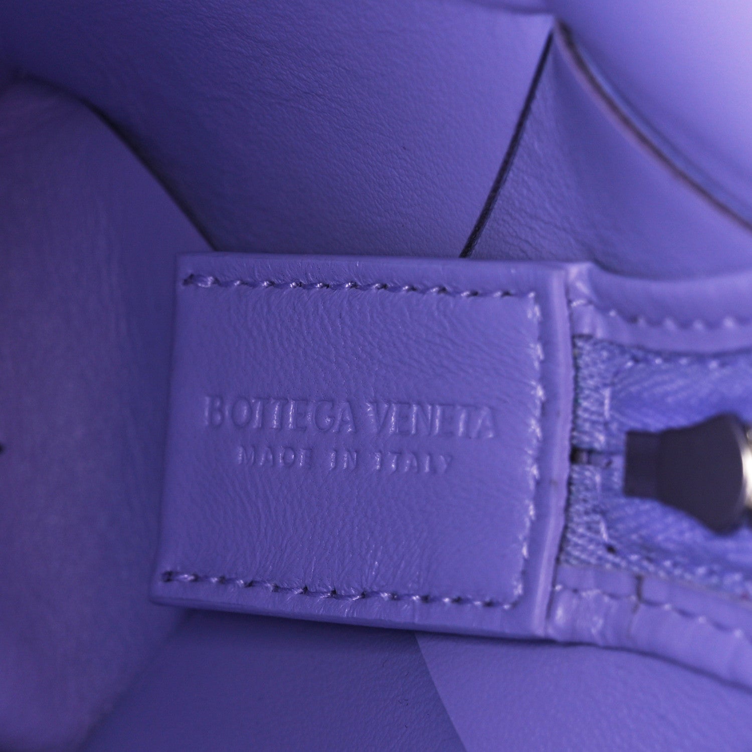 Bottega Veneta Lambskin Maxi Intreccio Small Cassette Camera Bag Wisteria 5 of 8