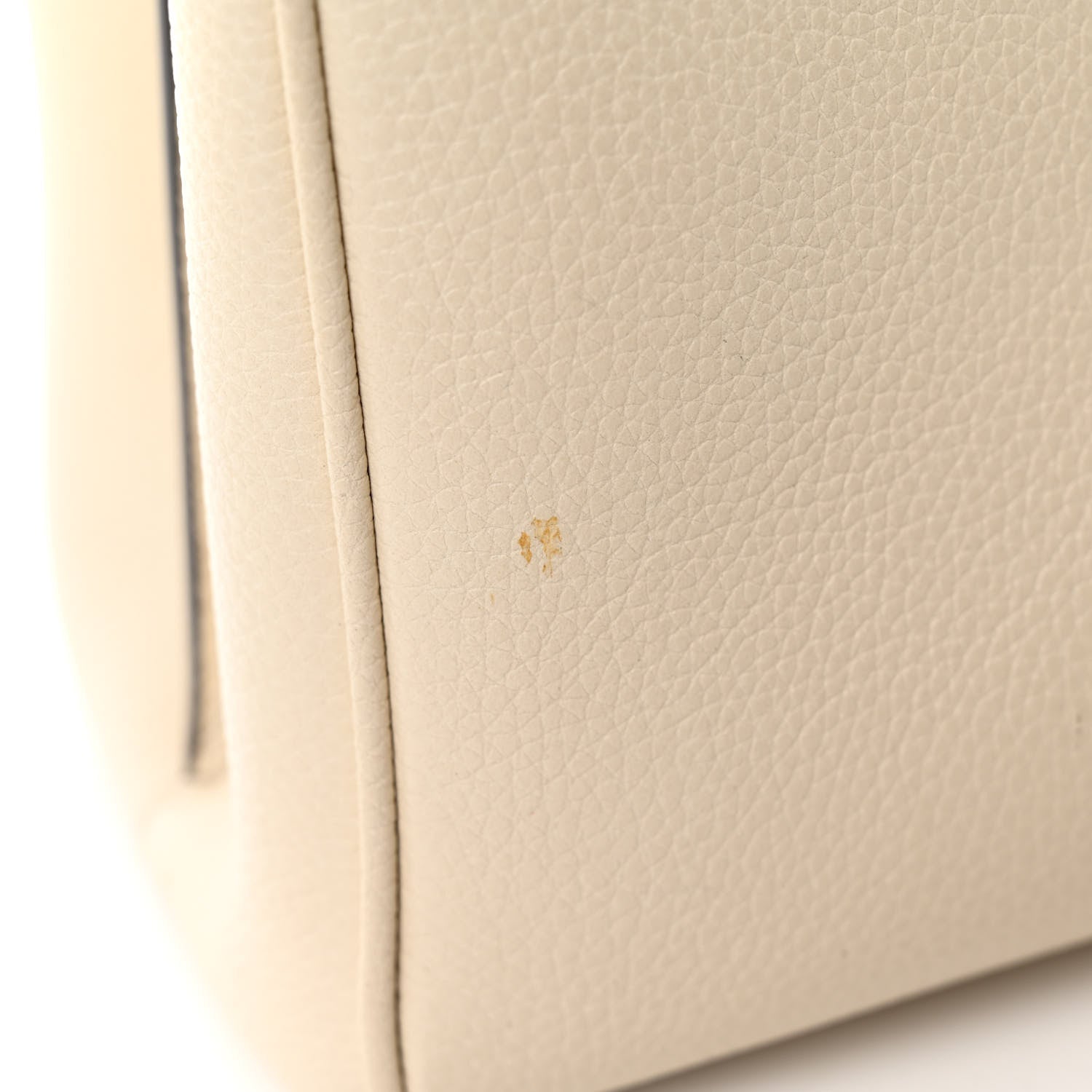 Gucci Grainy Calfskin Medium Zumi Top Handle Bag Mystic White 11 of 12