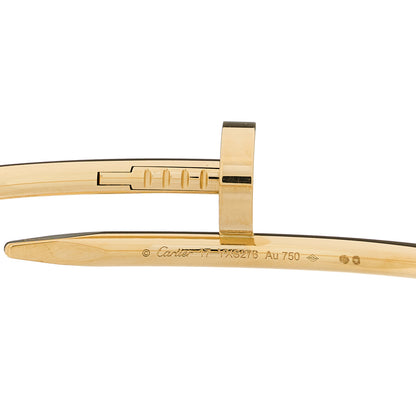 Cartier 18K Yellow Gold Juste Un Clou Bracelet 17 4 of 4