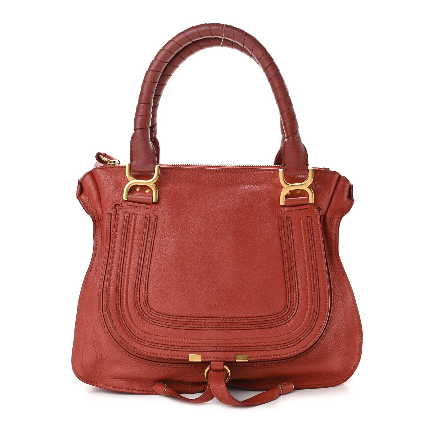 Chloe Calfskin Medium Marcie Satchel Maple Leaf 1 of 7