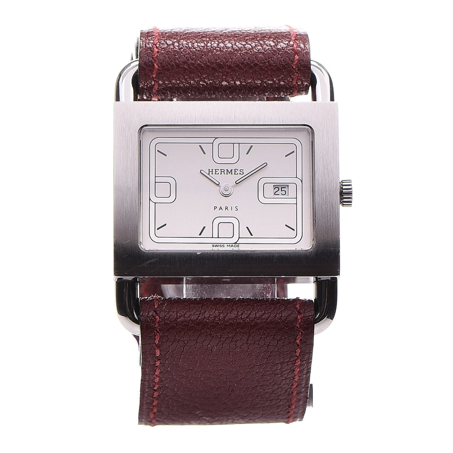 Stainless Steel Chevre Mysore 31mm Belt Quartz Watch Rouge H