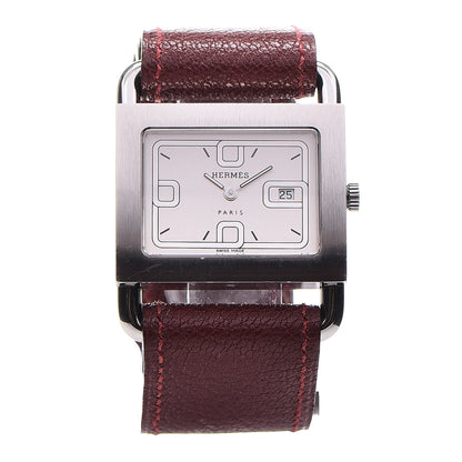 Hermes Stainless Steel Chevre Mysore 31mm Belt Quartz Watch Rouge H 1 of 8