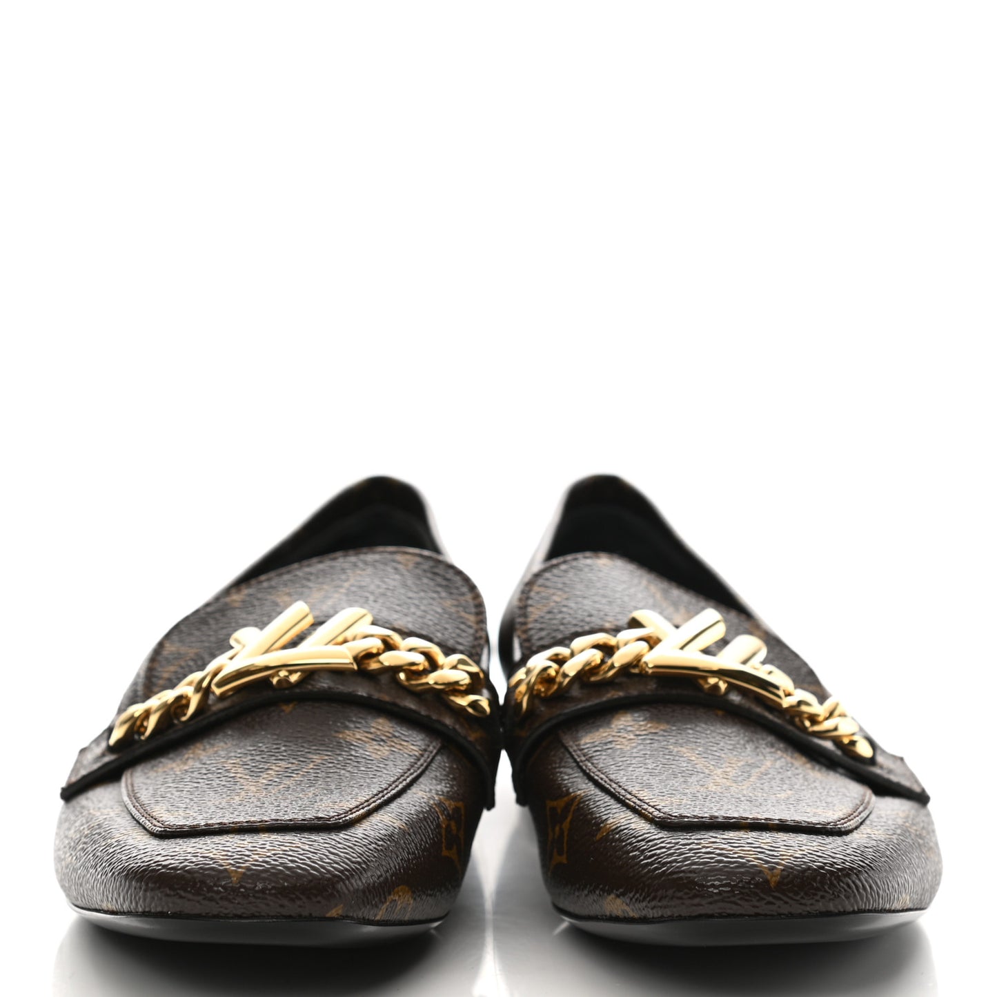 Monogram Upper Case Flat Loafer 37.5