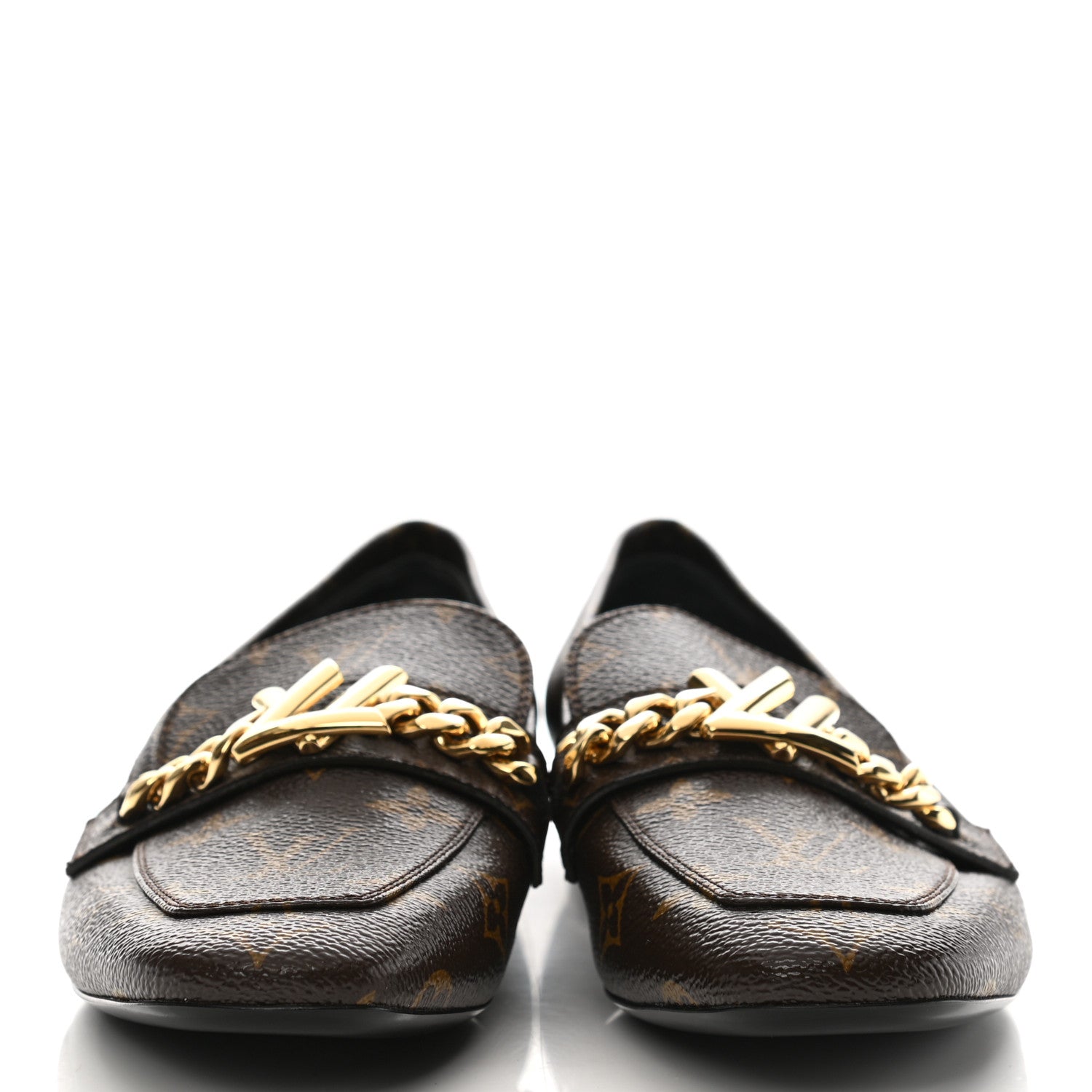 Louis Vuitton Monogram Upper Case Flat Loafer 37.5 2 of 9