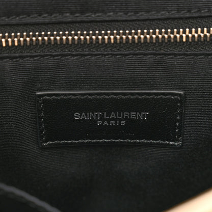 Saint Laurent Calfskin Y Quilted Monogram Small Loulou Backpack Nude Powder 7 of 11