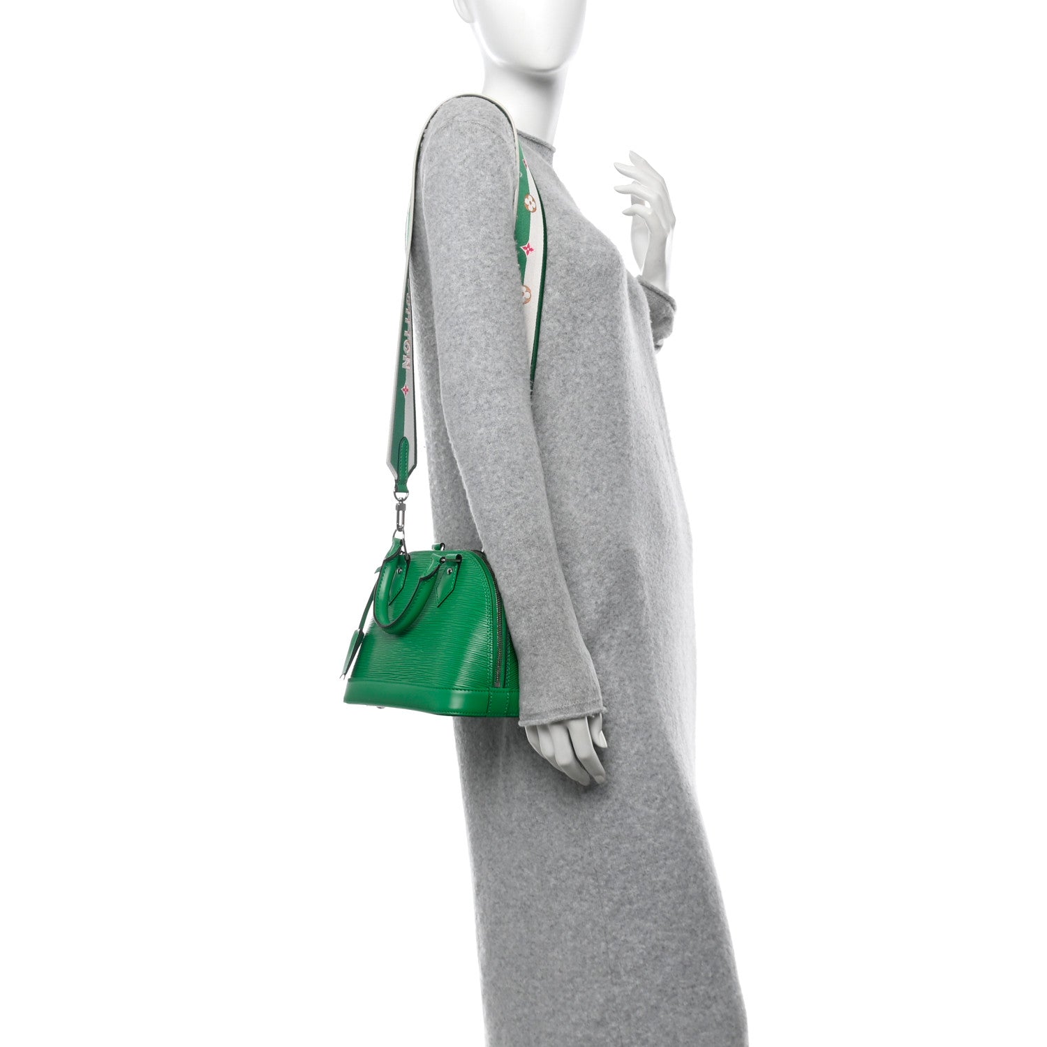 Louis Vuitton Epi Jacquard Alma BB Serpentine 2 of 9