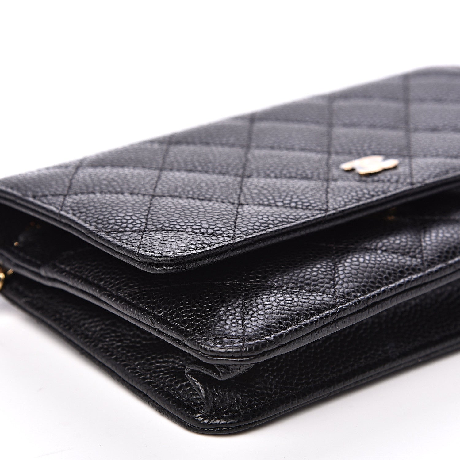 Chanel Caviar Quilted Wallet On Chain WOC Black 8 of 10