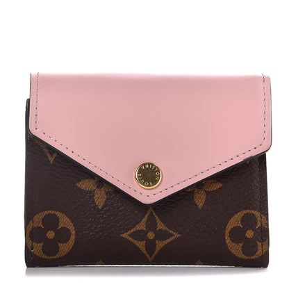 Louis Vuitton Monogram Zoe Wallet Rose Ballerine 1 of 9