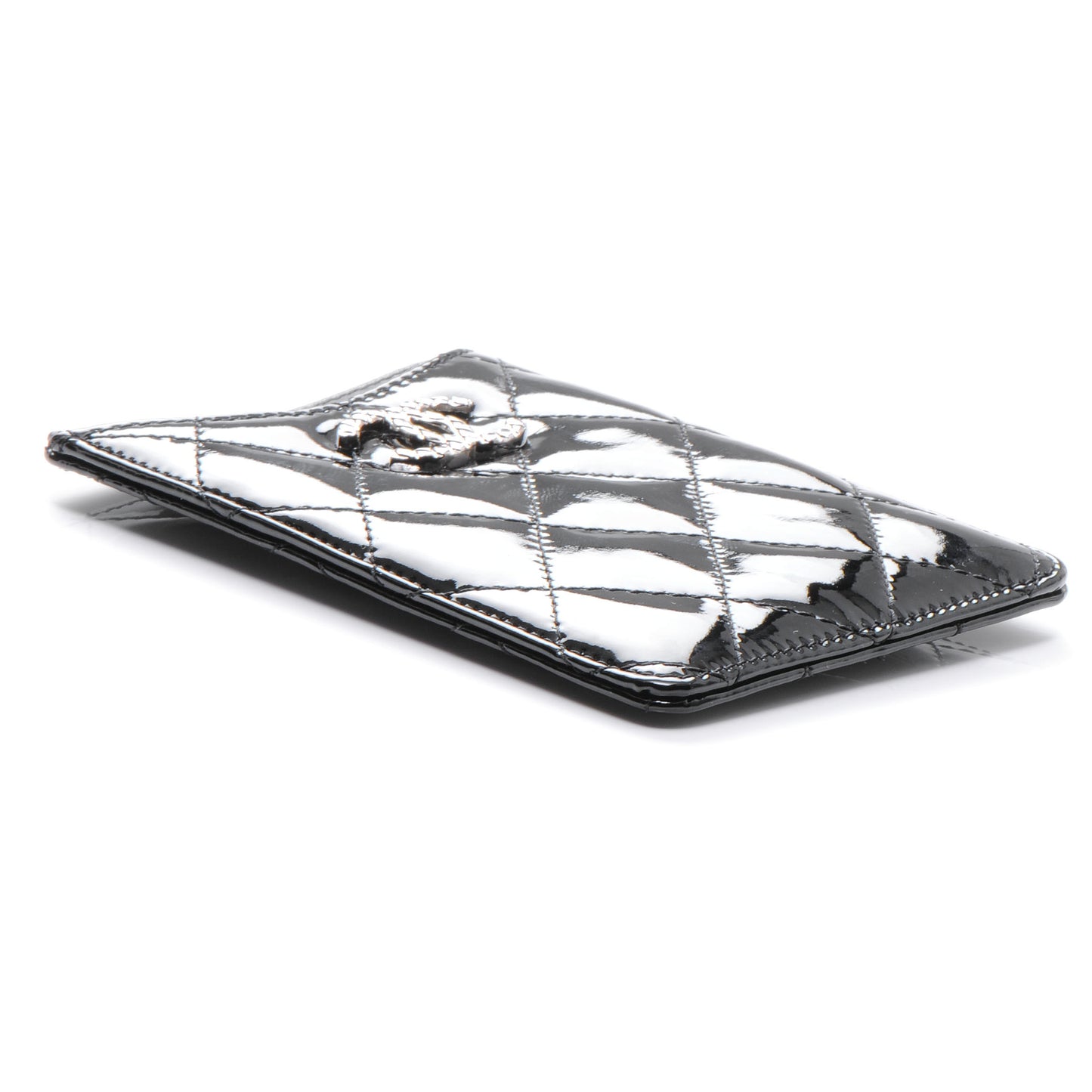 Patent Quilted iPhone 4 Case Black
