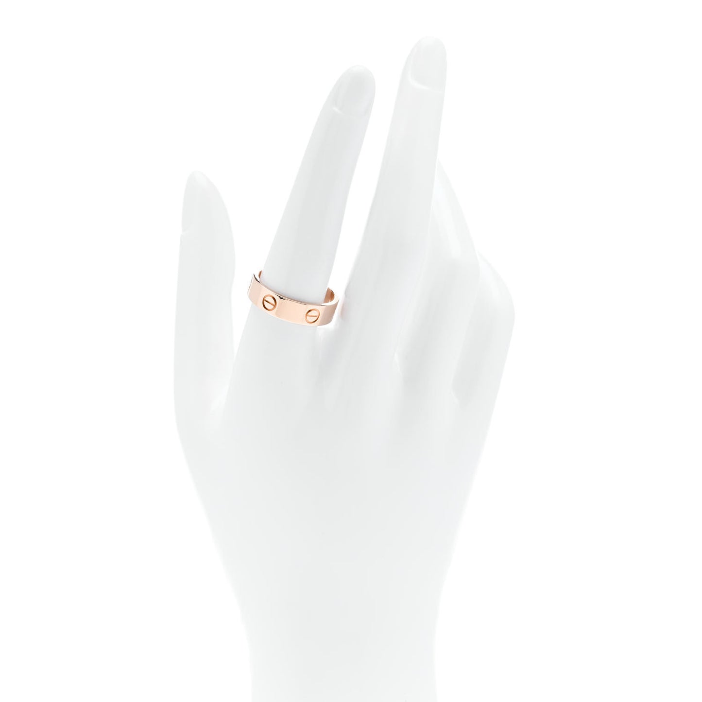 18K Pink Gold 5.5mm LOVE Ring 59 8.75