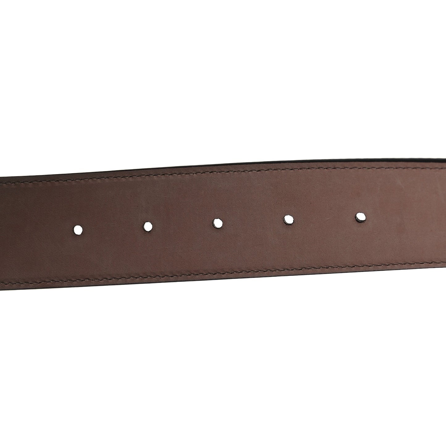 GG Supreme Monogram Selleria Calfskin Interlocking G 40mm Belt 90 36 Beige Ebony Cocoa
