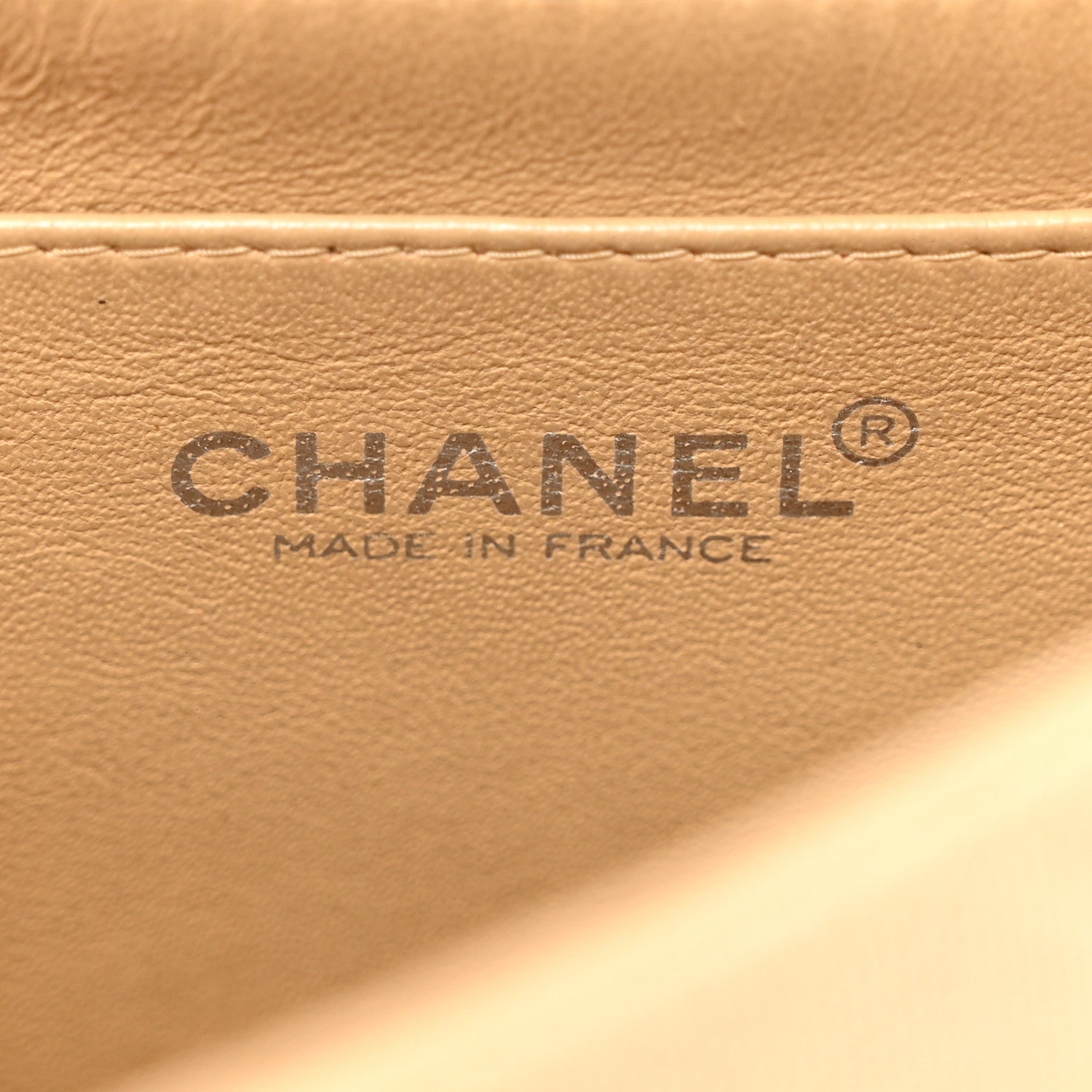 Chanel Jersey Quilted Medium Single Flap Beige 6 of 15