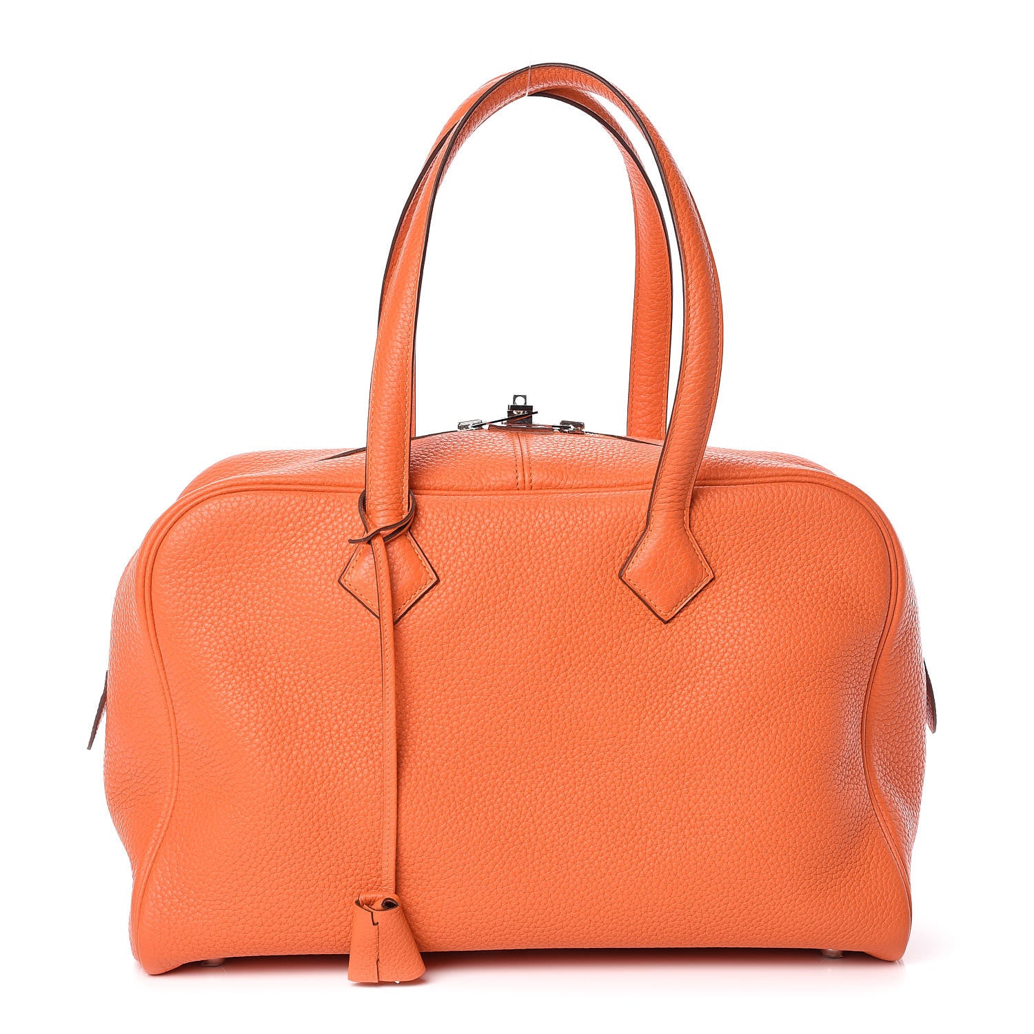 Hermes Taurillon Clemence Victoria II 35 Orange 1 of 10