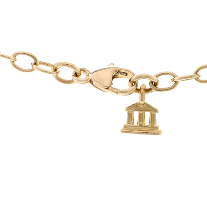 Temple St. Clair 18K Yellow Gold Extra Small Oval Chain Necklace 18" 4 of 5