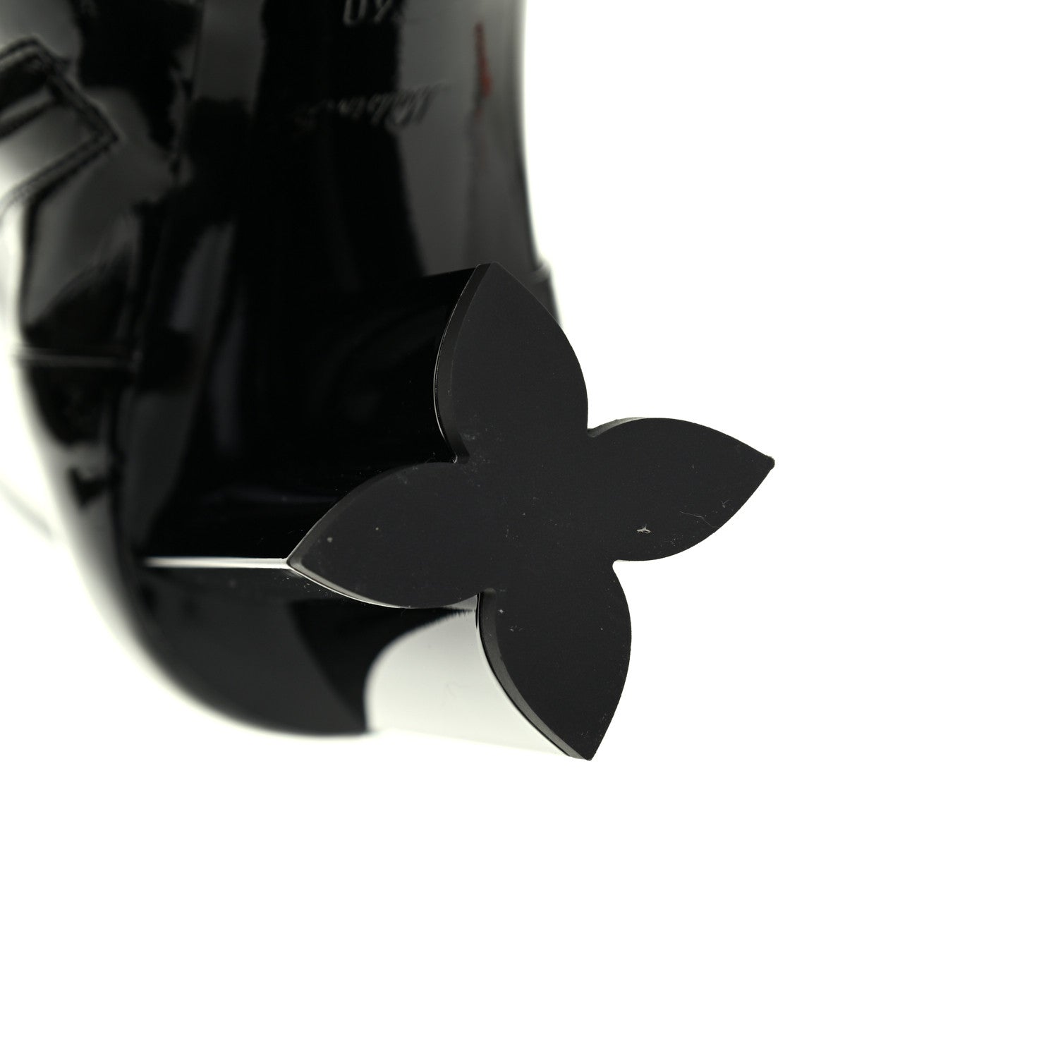 Louis Vuitton Patent Silhouette Ankle Boots 40 Black 12 of 14