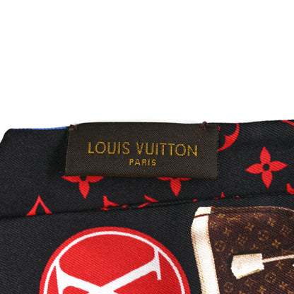 Louis Vuitton Silk Monogram Tribute To Alma BB Bandeau Black 4 of 4