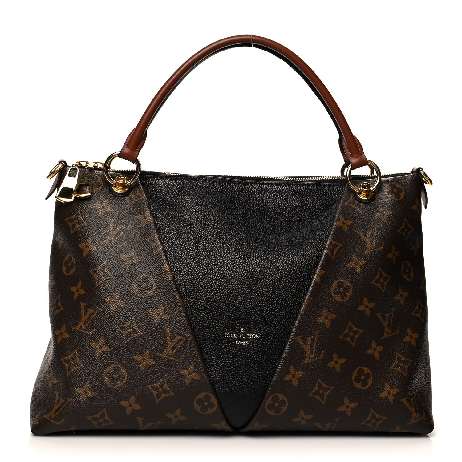 Louis Vuitton Monogram V Tote MM Black 1 of 11
