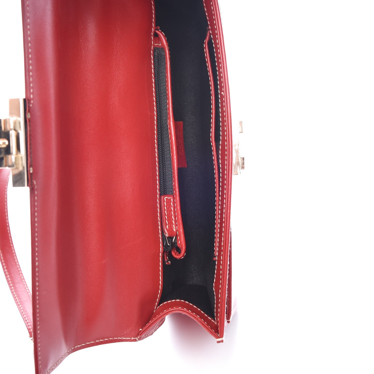 Calfskin Shoulder Bag Red