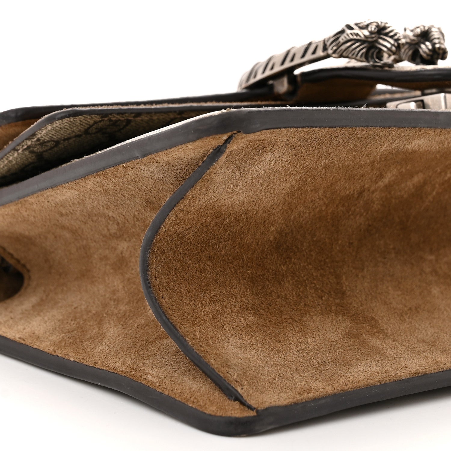 Gucci GG Supreme Monogram Small Dionysus Top Handle Bag Taupe 9 of 11