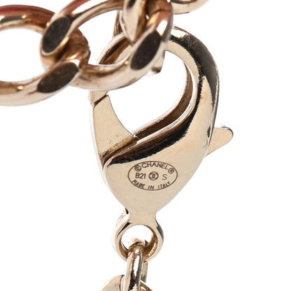 Chanel Metal Lambskin Chain Micro Bag Necklace Gold Black 4 of 4