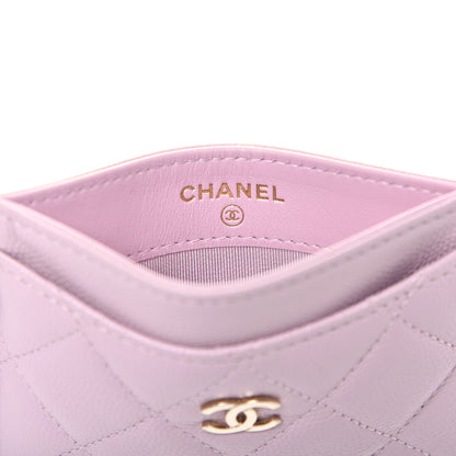 Chanel Caviar Quilted Card Holder Light Pink 6 of 8