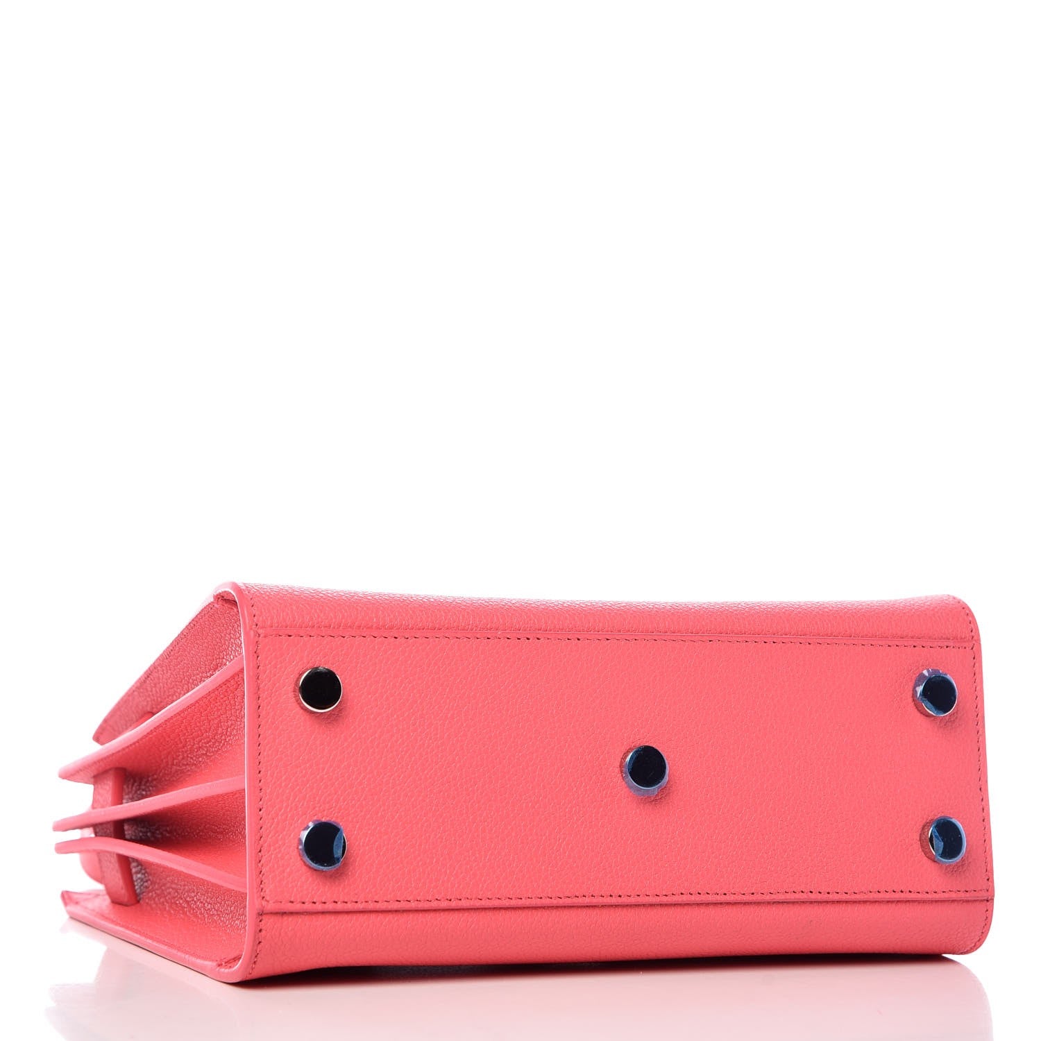 Saint Laurent Grained Calfskin Nano Sac De Jour Coral 4 of 8