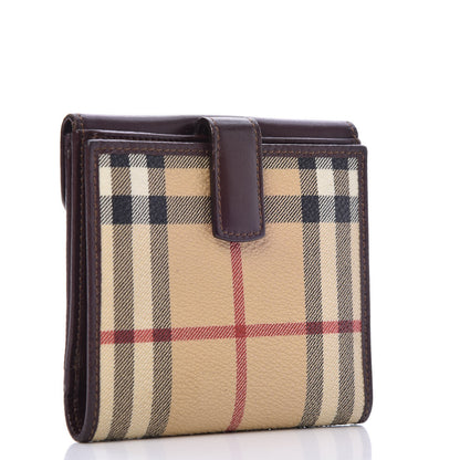 Burberry Nova Check Compact Wallet Black 3 of 7