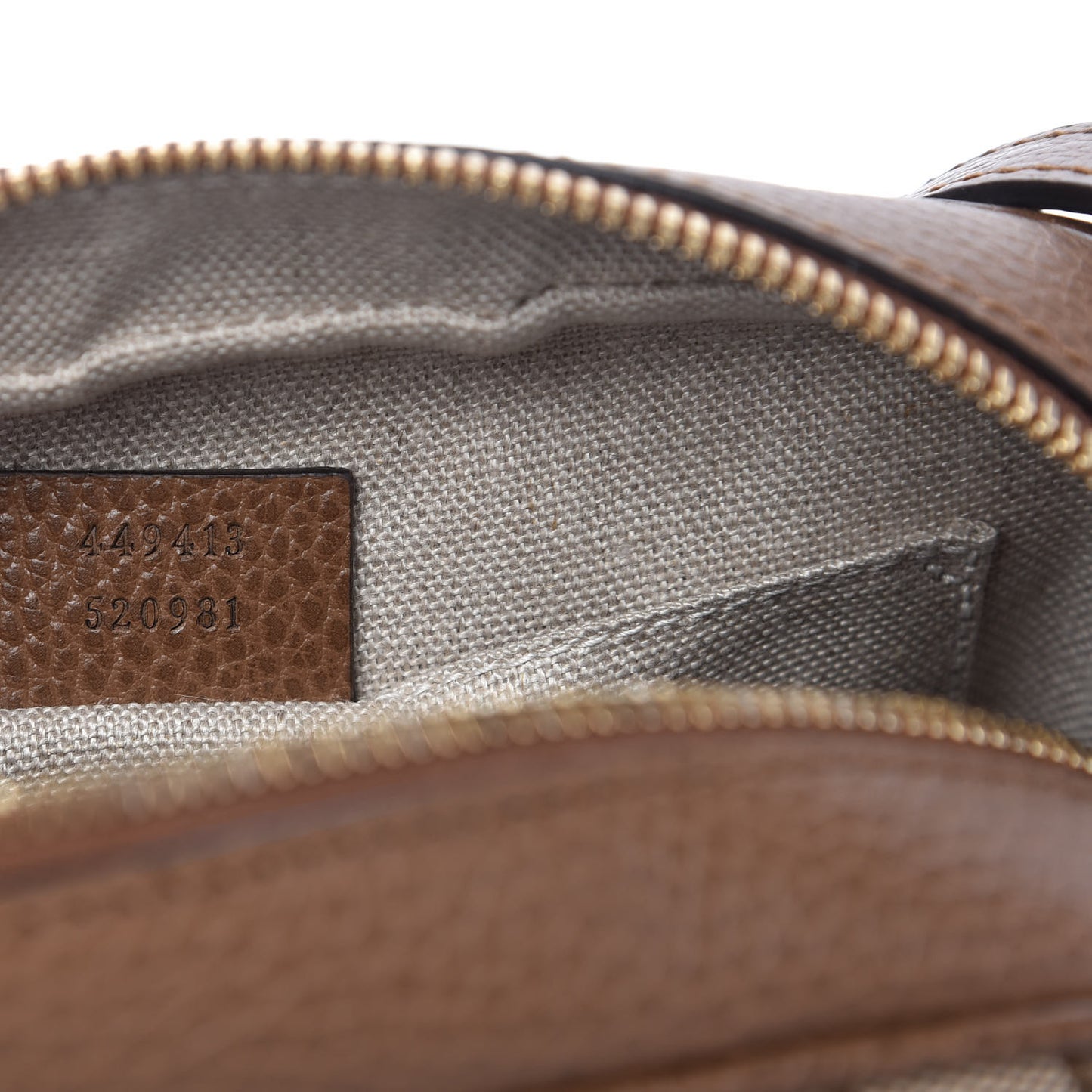 Monogram Mini Bree Messenger Bag Beige Tabacco