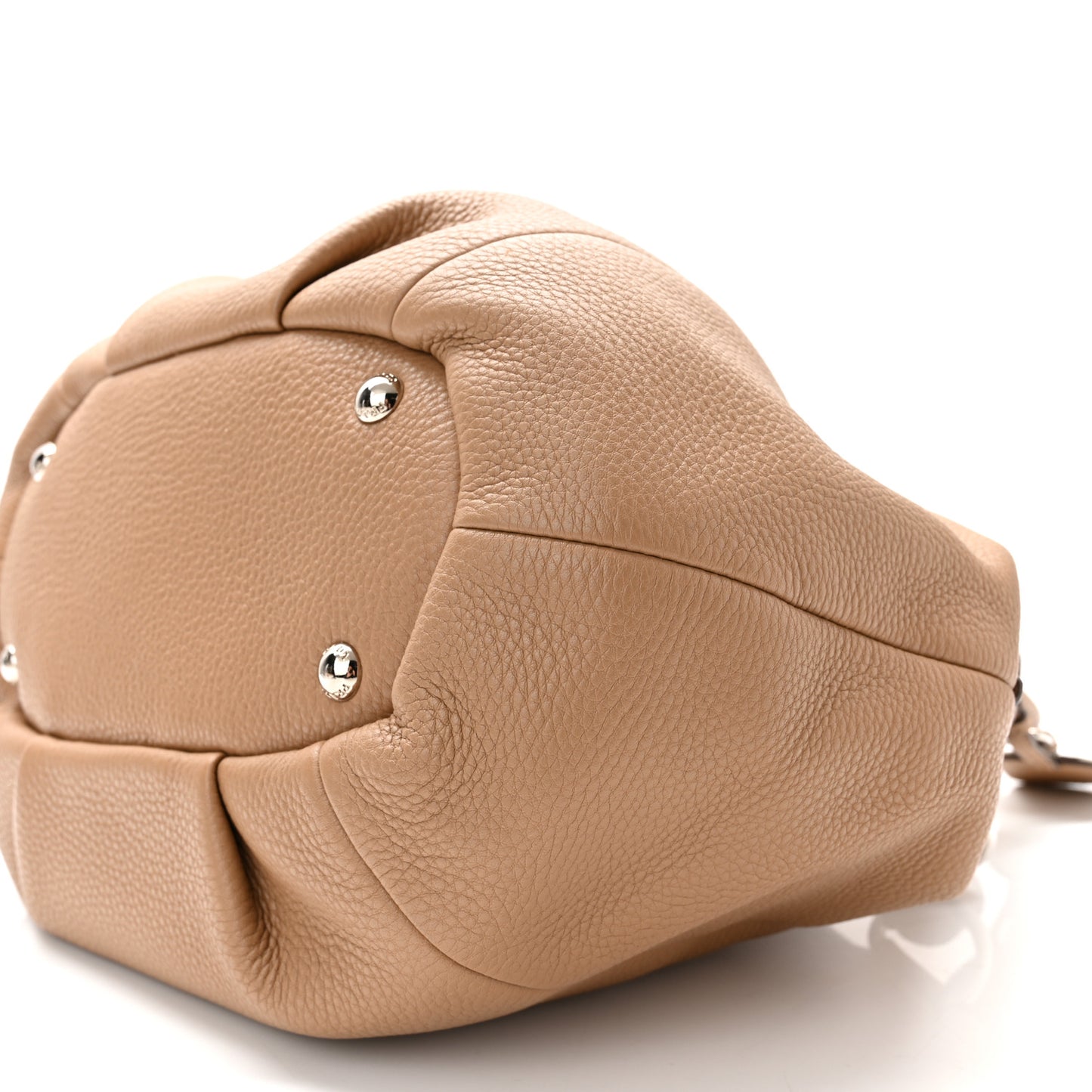 Vitello Daino Shopping Tote Sesamo