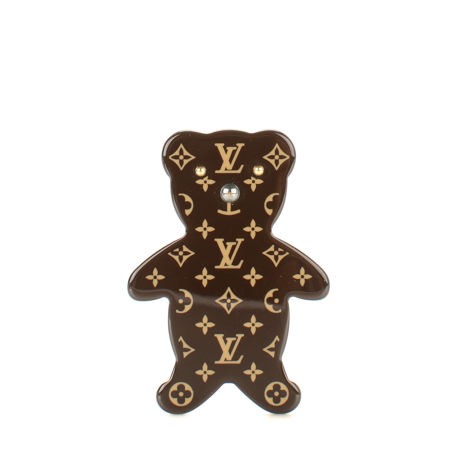 Louis Vuitton Teddy Bear Nonours Pin Brooch 1 of 5
