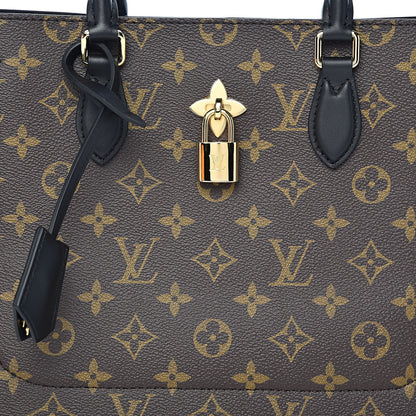 Louis Vuitton Monogram Flower Tote Black 11 of 12