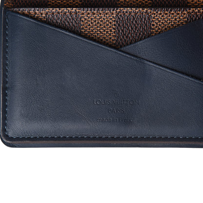 Louis Vuitton Damier Ebene Pocket Organizer NM Blue 6 of 11