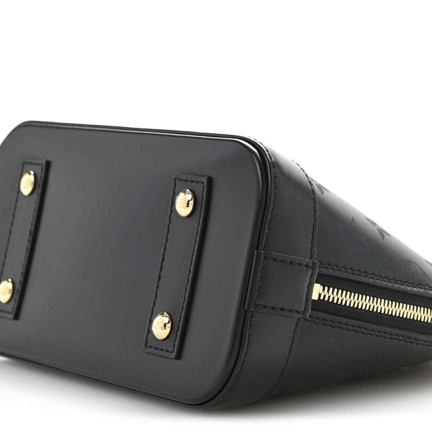 Louis Vuitton Monogram Ink Alma BB Black 8 of 9