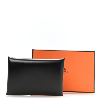 Hermes Box Calvi Card Case Black 8 of 8