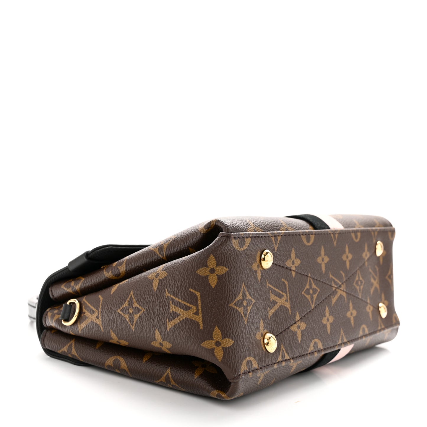 Monogram Georges BB Black Rose Poudre
