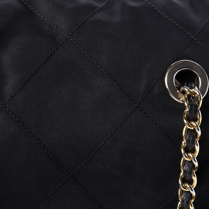 Prada Nylon Tessuto Impuntu Quilted Shoulder Bag Black 18 of 18