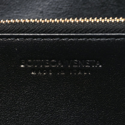 Bottega Veneta Nappa Intrecciato Zip Around Wallet Black 6 of 6
