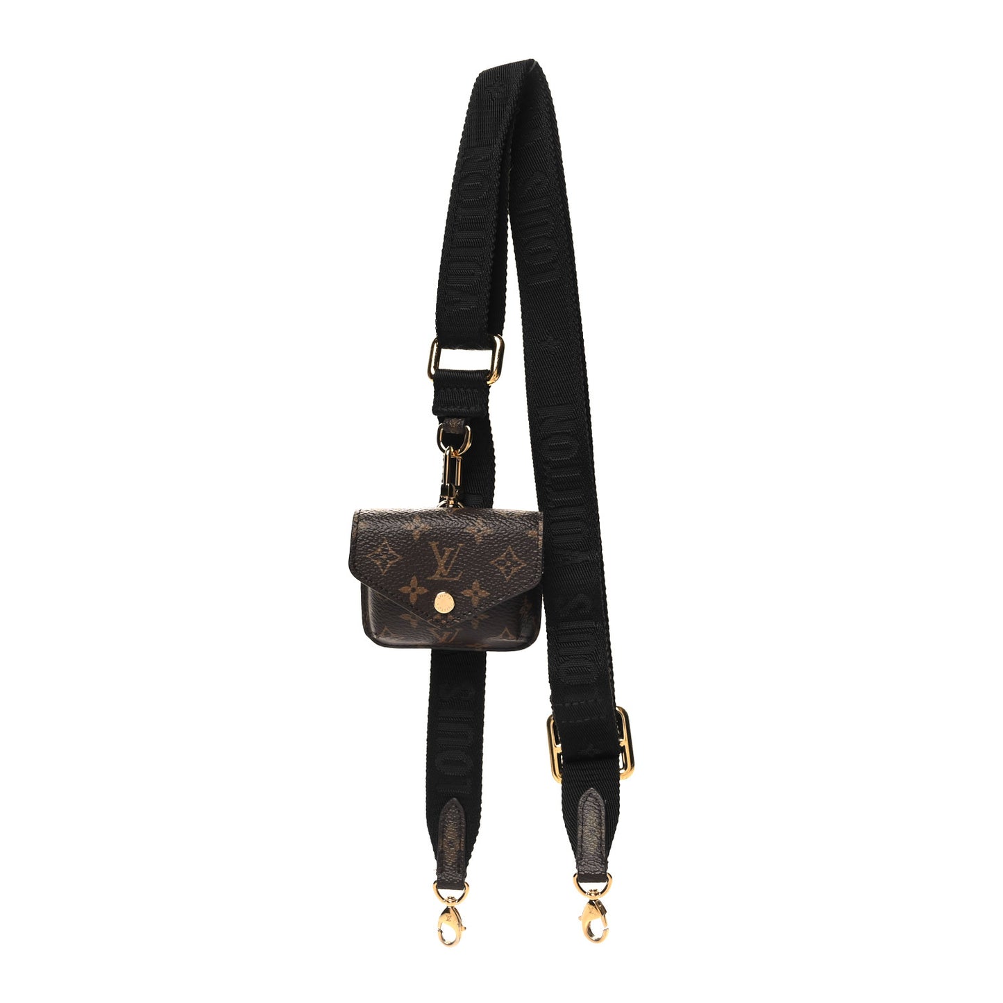 Monogram Bumper On Strap Black