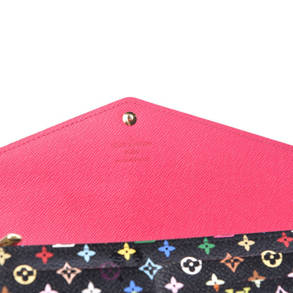 Louis Vuitton Monogram Multicolor Sarah Wallet NM Black Grenade 6 of 8