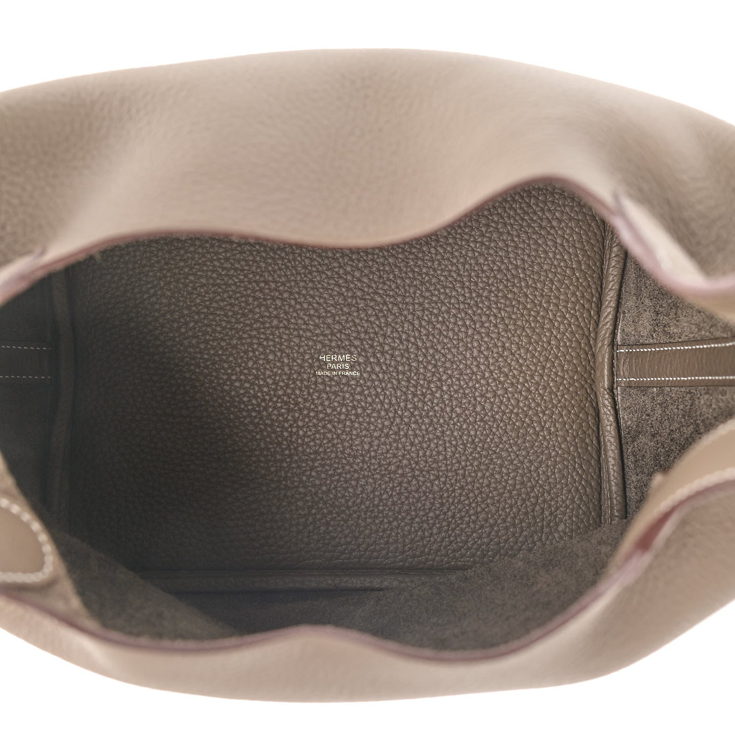 Hermes Taurillon Clemence Picotin Lock 22 MM Etoupe 5 of 9