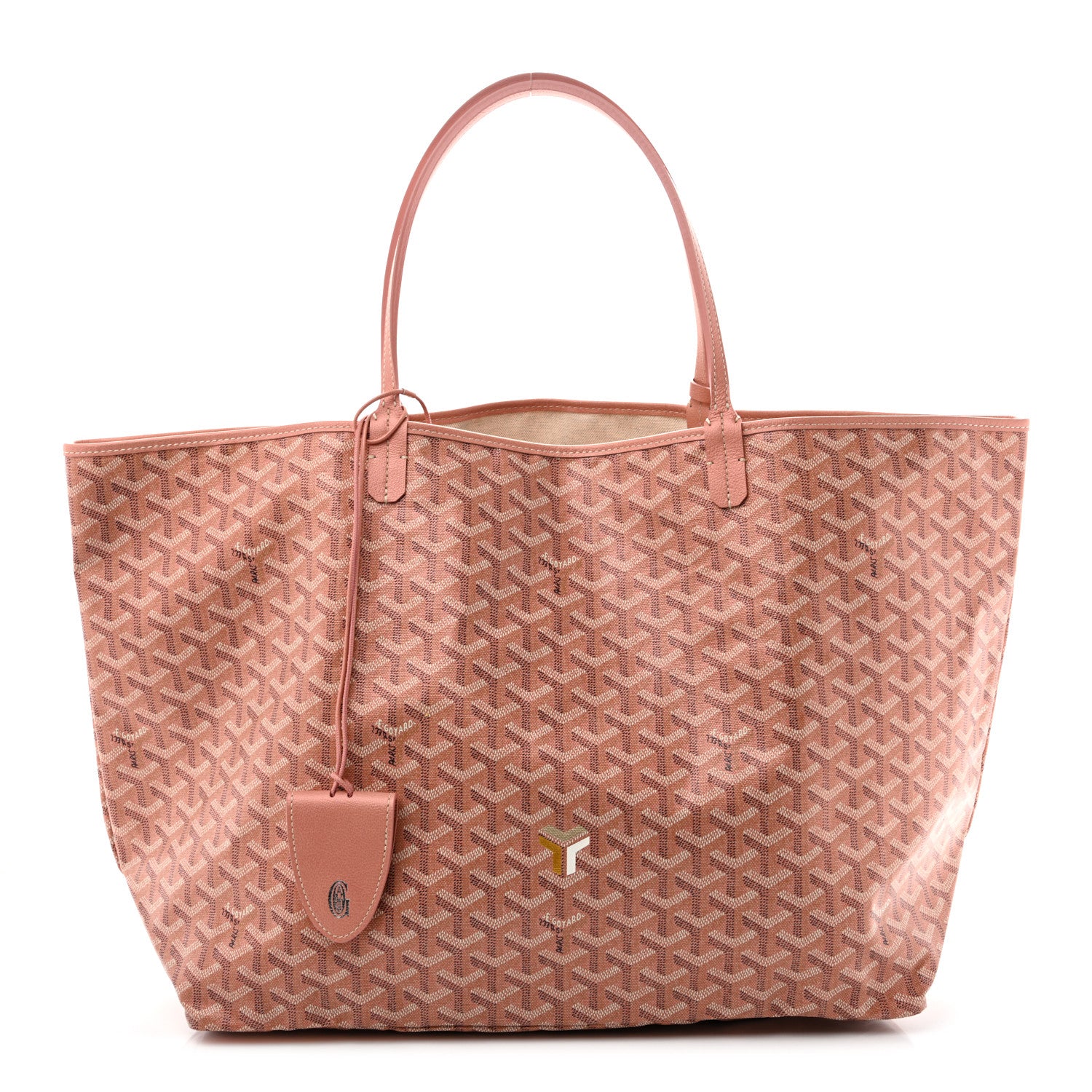 Goyard Iridescent Goyardine Saint Louis GM Pearly Coral 1 of 11
