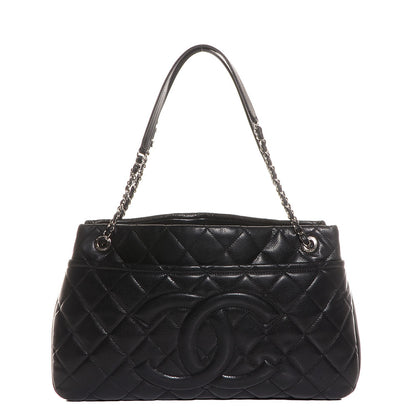 Chanel Caviar Quilted CC Timeless Soft Tote Black 1 of 7