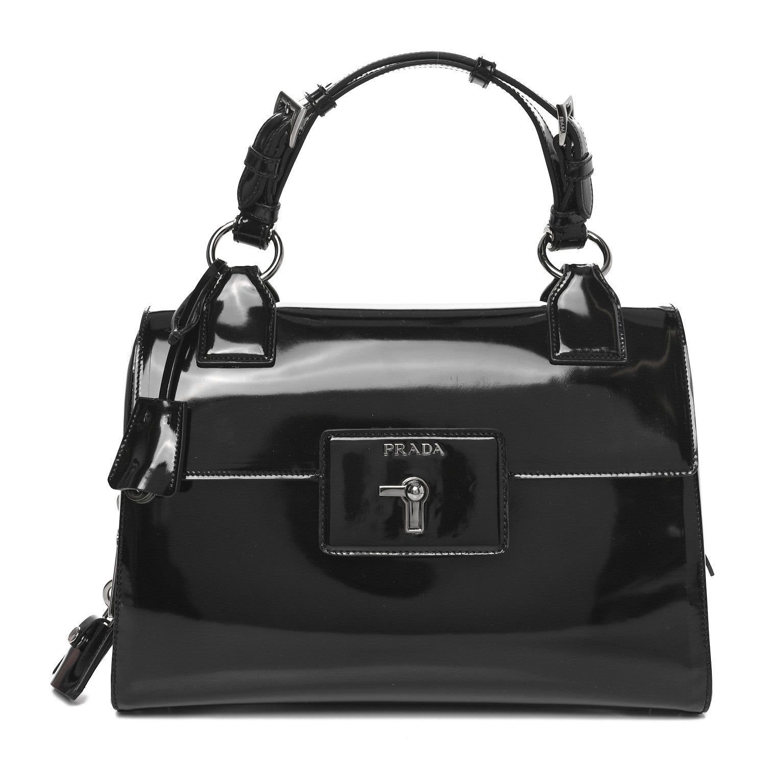 Prada Spazzolato Doctor Bag Black 1 of 9