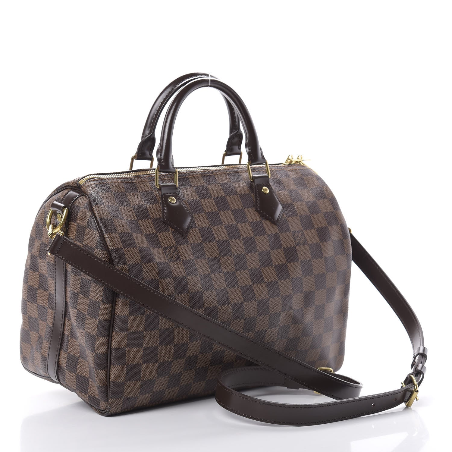 Louis Vuitton Damier Ebene Speedy Bandouliere 30 3 of 14